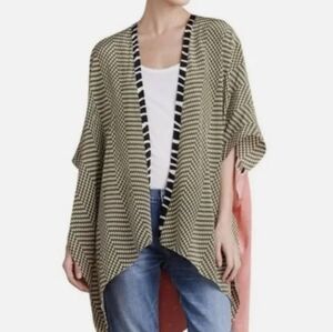 A Peace Treaty For Anthropologie Anahi Kimono Multi Print One Size